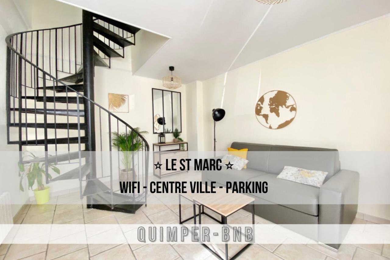 Le St Marc - Theatre De Cornouaille - Wifi - Parking Prive - Entree Autonome Διαμέρισμα Κεμπέρ Εξωτερικό φωτογραφία